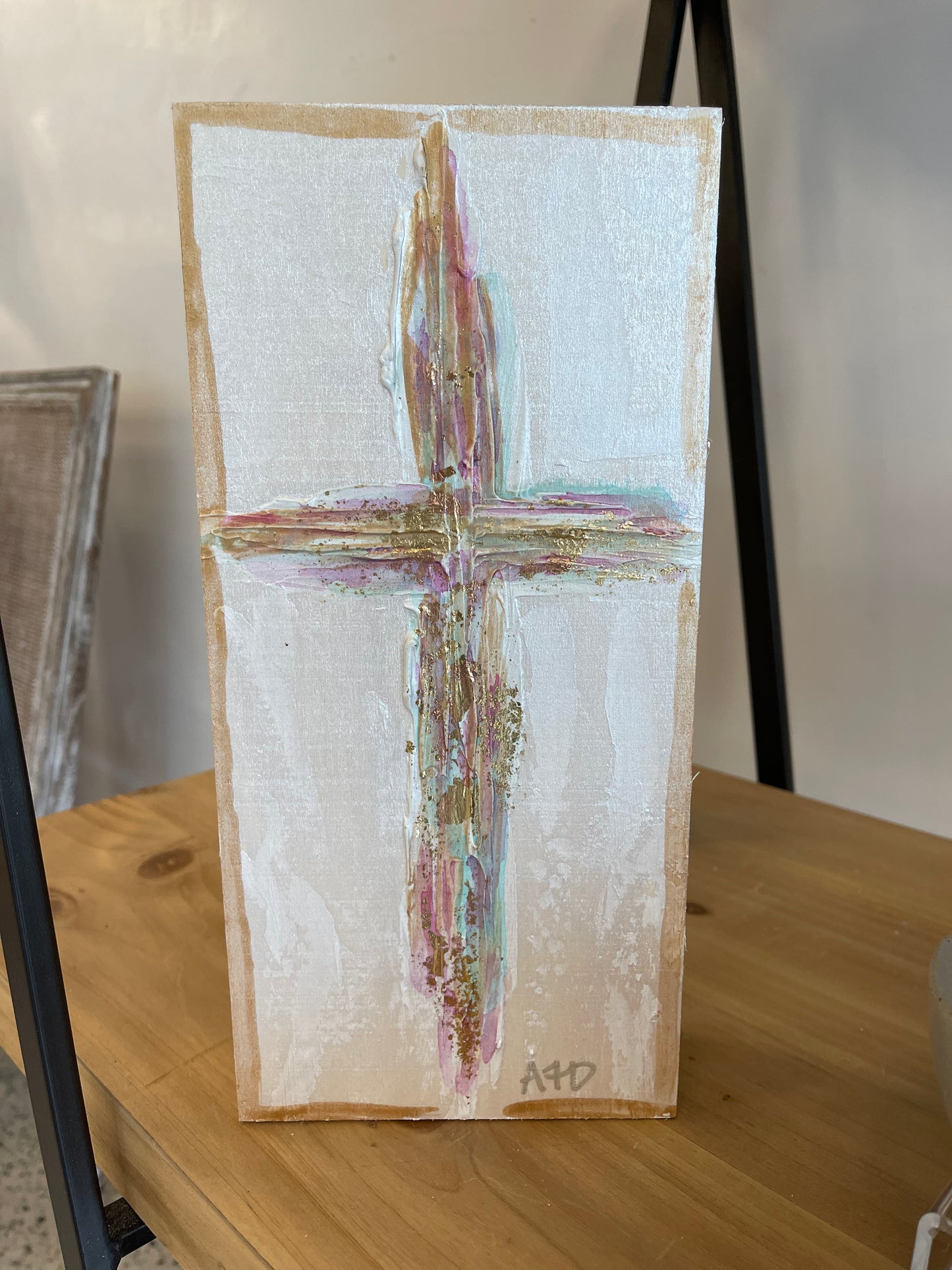 Hand-Painted Cross
