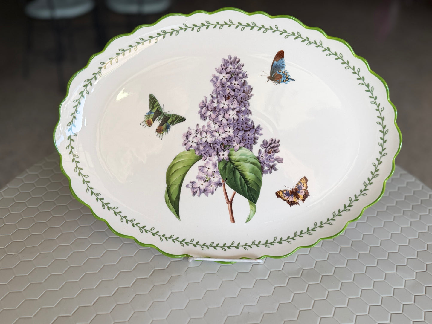 Large lilac serving platter