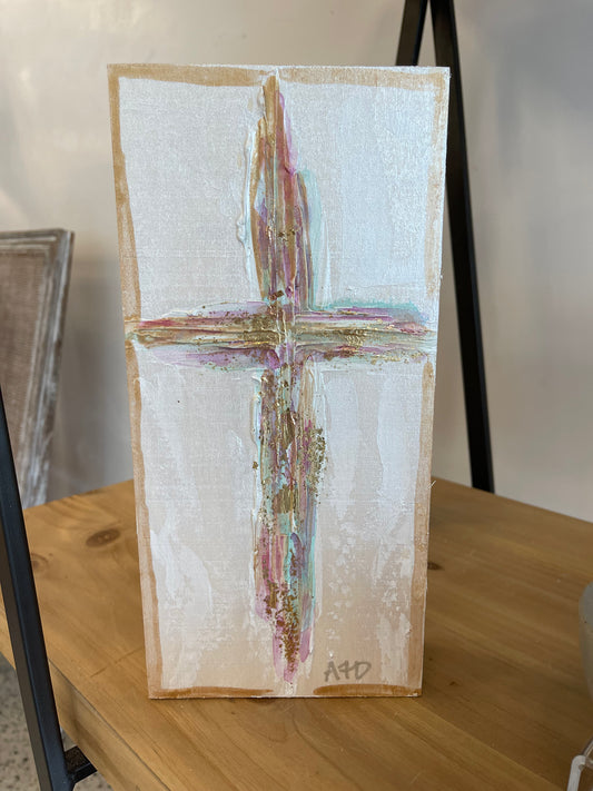 Hand-Painted Cross
